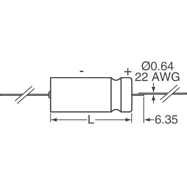109D277X9050T2 Vishay Sprague  Condensateurs à couches minces